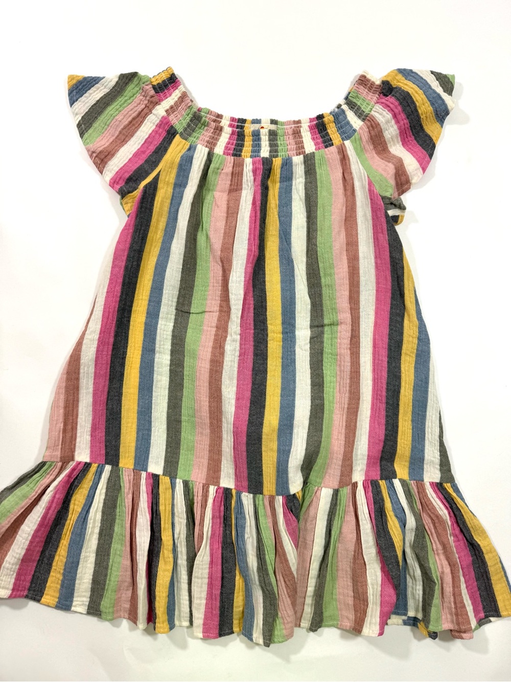 Marine Layer Shirley Rainbow Stripe Dress